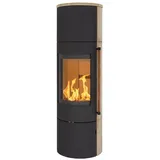 H&M Germany Kaminofen EVO 2.1 XL Sandstein Schwarz Ofen Heizofen Holzofen Kamin 7kw