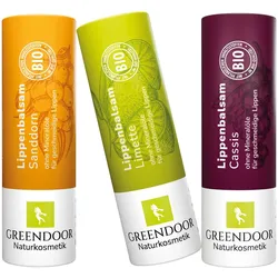 Greendoor Lippenpflege Set Frucht 27 ml