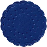 DUNI GMBH Duni Untersetzer 8lagig Tissue Uni dunkelblau, ø 7,5 cm, 250 Stück