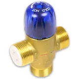 Taconova Thermostatisches Mischventil Brauchwasser 35°C-70°C, verschiedene Größen (Ausführung: 1'' mit RV)