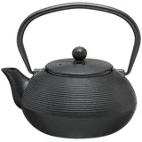 SECRET DE GOURMET Eisenteekanne - 600 ml - Schwarz