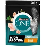 Purina ONE Trockenfutter Katze High Protein 900g Huhn