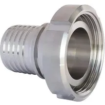 TEGUMA Milchrohrverschraubung Typ MMS VA (1.4404) IG 130x1/4 Zoll 102mm TEGUMA