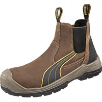 PUMA Safety TANAMI Cascades MID S3 CI HI HRO SRC - Sicherheitsstiefel für Herren mit durchtrittsicherer Sohle und Fiberglaskappe – Braun - 46 EU