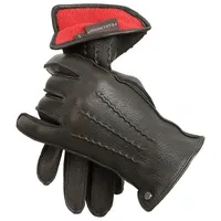Pearlwood Lederhandschuhe Luke Atmungsaktiv, Wärmeregulierend, Wind - und Wasserabweisend schwarz 9,5