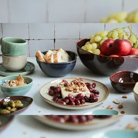 Mäser Cordelia Snacking-Set 12-tlg. braun/rot
