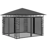 vidaXL Partezelt 3 x 3 m inkl. Moskitonetz Anthrazit