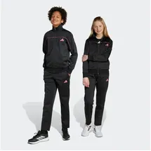 adidas Sportswear Trainingsanzug J CP TR TS (2-tlg), für Kinder und Teens, zweiteiliges Set, mit Stehkragen schwarz 140 EU