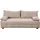 Collection AB Schlafsofa Polyester 2-Sitzer Beige