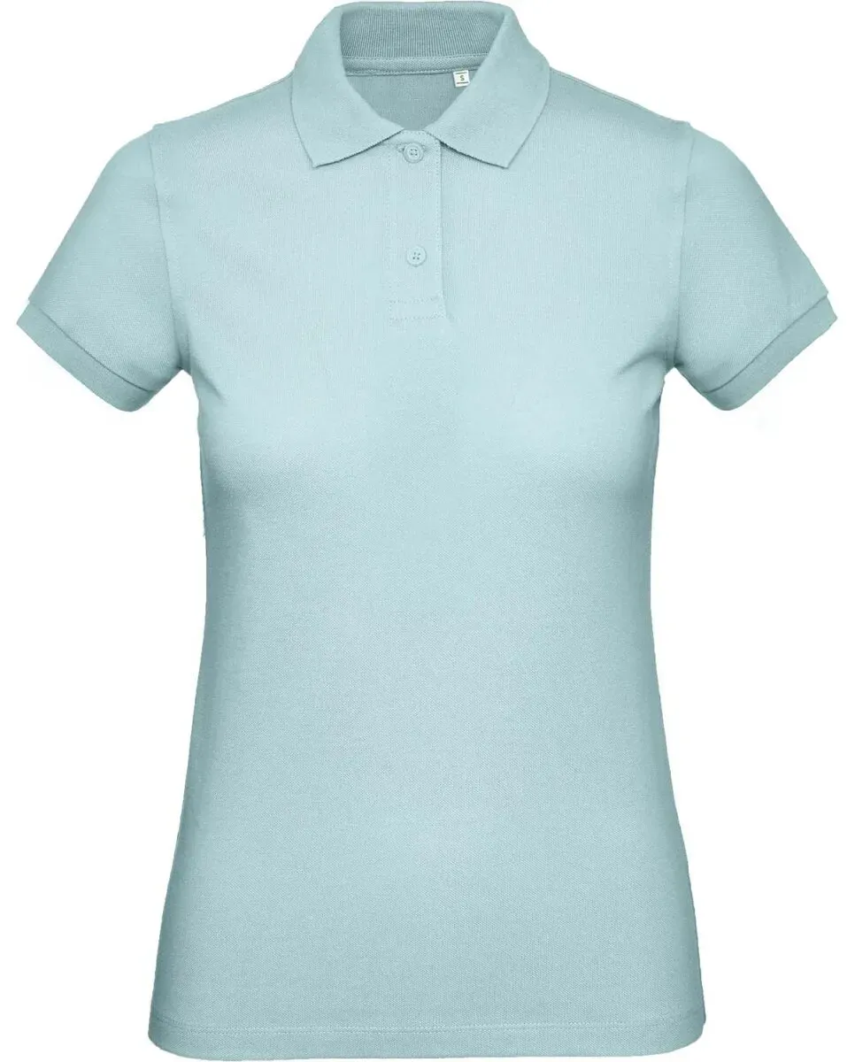 B&C Damen Bio Piqué Polo Inspire PW440 millennial mint S