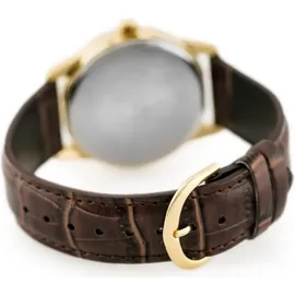 Casio Herren-Armbanduhr Analog Quarz Leder MTP-V001GL-1