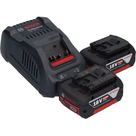 Bosch GFR 18V-23 Professional 2 x 5,0 Ah Akku + Ladegerät