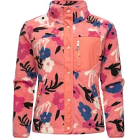 Ragwear Damen, Plüschjacke Appopis Print Coral Gr. M -