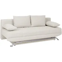 Modernes Schlafsofa Olier, Couch mit Bettkasten und Schlaffunktion, Kunstleder Sofa, Bettsofa, Design Schlafcouch, Wohnlandschaft (Aura 01)