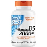 Doctor's Best Vitamin D3 2000 IU Softgels 180 St.