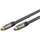 goobay Toslink-Kabel Toslink Stecker auf Toslink Stecker 2 m Schwarz/Silber