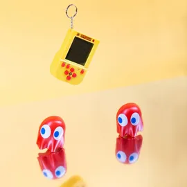 Fizz Creations Pac-Man Mini Retro Handheld Videospiel-Schlüsselanhänger