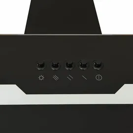 vidaXL Dunstabzugshaube 60 cm Schwarz
