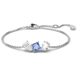 Swarovski Mesmera Armband blau silberfarben 5668359 Größe 15,5-19,5 cm