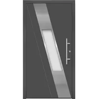 Aluminium-Haustür Moderno M540/P 110 cm x 210 cm Anthrazit Metallic Anschlag R