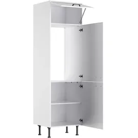 kochstation Kühlumbauschrank KS-Paula 60 x 58,4 x 211,8 cm Weiß