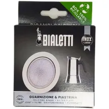 Bialetti Ricambi, Includes 1 Gasket and 1 Plate, Compatible with Venus, Kitty, Musa and Class (10 Cups)