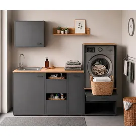 Schildmeyer Apothekerschrank Solea 32,6 x 60 x 95,8 cm Anthrazit
