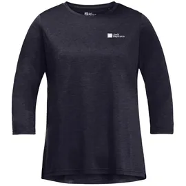 Jack Wolfskin Crosstrail 3/4-arm T-shirt - Graphite - XS