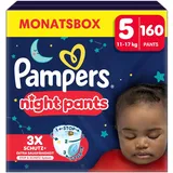 Pampers Pampers® Windeln Monatsbox baby-dryTM night pants Größe Gr.5 (12-17 kg) für Babys und Kleinkinder (4-18 Monate), 160 St.