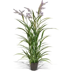Langlebige Lavendel Kunstpflanze, 9 Blüten, Höhe 142 cm