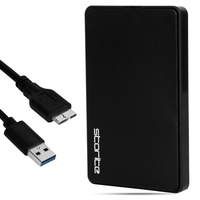 Storite Externe Festplatte 320 GB HDD USB3.0 Ultrafast Slim Datensicherung Speichererweiterung – Tragbare Festplatte kompatibel für Mac, Laptop, PC, Xbox, Xbox One, PS4 (Schwarz)