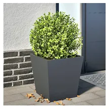 vidaXL Pflanzkübel Anthrazit 40x40x40 Stahl