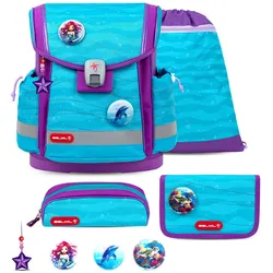 Rucksack Classy Plus ergonomisches Schulranzen-Set 5-teilig Tasche