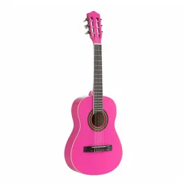 Voggenreiter Verlag GmbH Spielzeuggitarre Voggy 1/2 18 Bünde pink