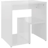 vidaXL Nachtschrank 2 Stk. 40 x 30 x 40 cm Hochglanz-Weiß