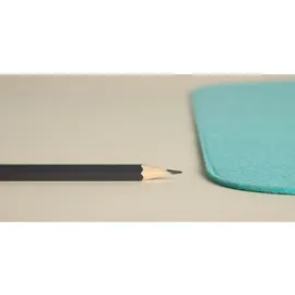 Exacompta Schreibunterlage Teksto, aus RPET-Filz (gewonnen aus dem Recycling von Plastikflaschen), Format 50 x 65 cm, wassergrün, wird gerollt geliefert, perfekt für Büro und Homeoffice