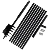 vidaXL Hand-Erdbohrer mit Griff 180 mm