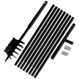 vidaXL Hand-Erdbohrer mit Griff 180 mm