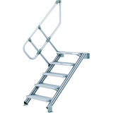 ZARGES LM-Treppe 60° 5 Stufen, 600 mm breit, Höhe 1.25 m