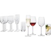 Leonardo Gläserset, Klar, Glas, 16-teilig, 36.2x25.8x31.3 cm, Essen & Trinken, Gläser, Gläser-Sets