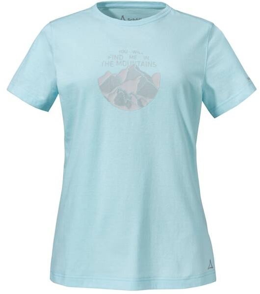 SCHÖFFEL Damen Shirt T Shirt Buchberg L, iced blue, 48