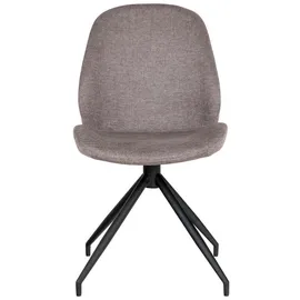 VCM Esszimmerstuhl MonteCarlo Polyester hellbraun 2er Set