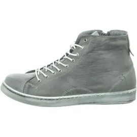 Andrea Conti Damen High Top Sneaker Schnürer Leder dynamisch 0341500, Grau,40 EU