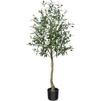 luxuskollektion Künstlicher Olivenbaum Pflanze 120cm Indoor Outdoor Deko Fake Tropisch