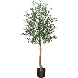 luxuskollektion Künstlicher Olivenbaum Pflanze 120cm Indoor Outdoor Deko Fake Tropisch