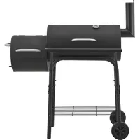 Casa.pro Smoker Grillwagen Arielli 115x110x64cm Schwarz