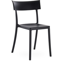 Kartell - Catwalk Stuhl, schwarz matt