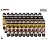 Brandschutzschaum B1 Bauschaum 30 x 750 ml Pistolenschaum Montageschaum Isolbau