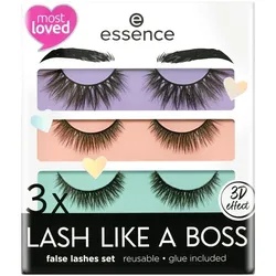 Essence 3x LASH LIKE A BOSS false lashes set Künstliche Wimpern   