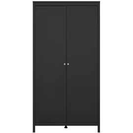 VCM Kleiderschrank Madrid 2-türig 0 x 0 x 0 cm Schwarz
